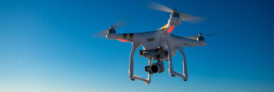 Drone In The Snow