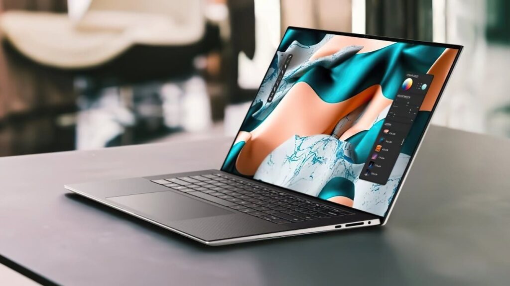 Dell XPS 15 laptop with Intel Core i7, best overall for programming in 2024.