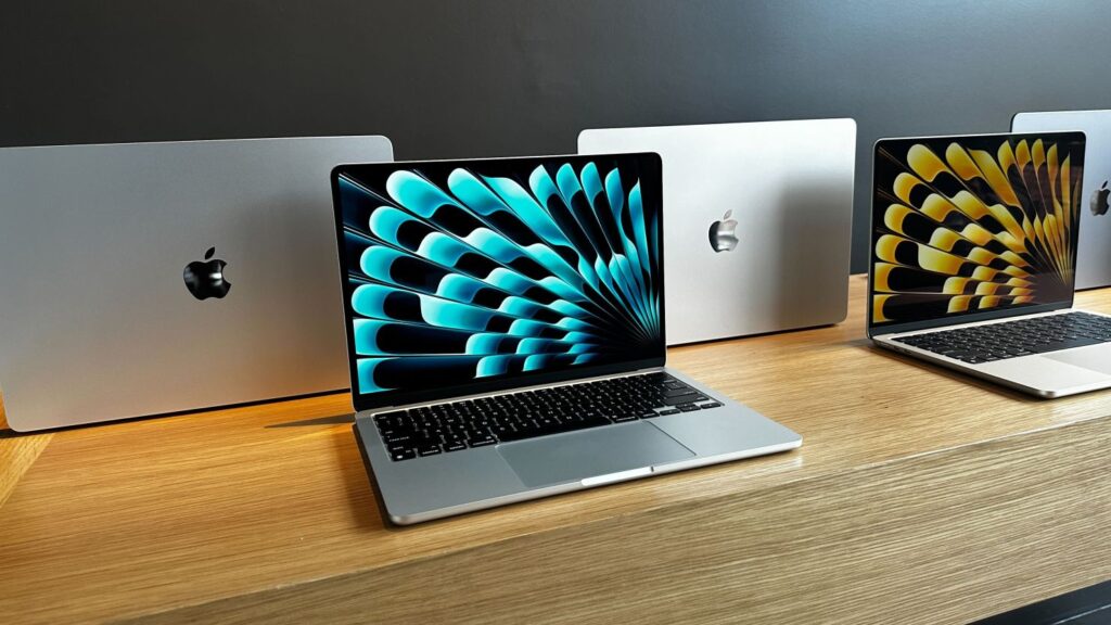 MacBook Air M3, lightweight and portable laptop for developers.