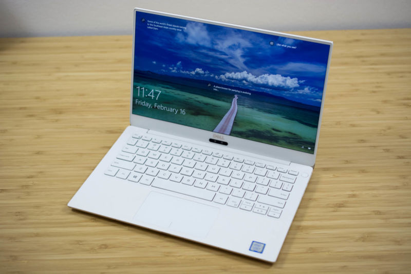 Dell XPS 13, sleek ultrabook ideal for portable programming.